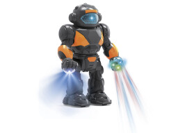 Robot chodící 22cm na baterie se světlem se zvukem